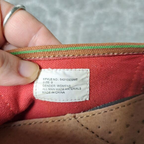 Natural Reflections Classic Slip On Loafers WOMENS SIZE 9 multicolored canvas - Picture 10 of 10